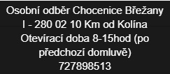 osobní odběr